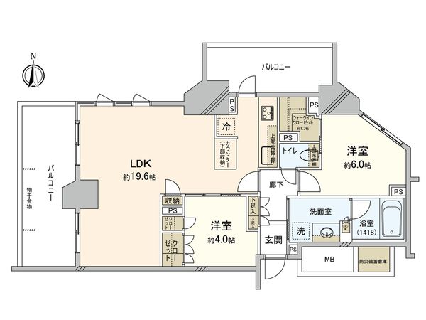 グレーシア湘南辻堂 間取図(平面図) グレーシア湘南辻堂 間取図(平面図)