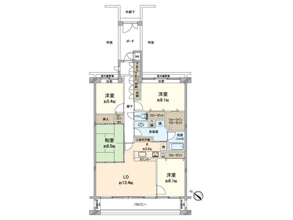 ウイスティリアヒルズ戸塚 間取図(平面図)