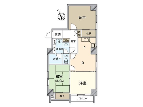 ライオンズマンション八王子 間取図(平面図)