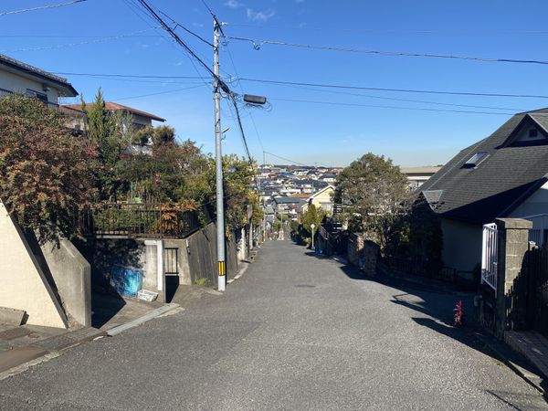 日野市程久保8丁目 戸建 前面道路含む外観 日野市程久保8丁目 戸建 前面道路含む外観