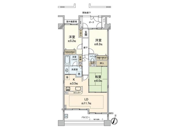 ファミールレジデンシア国分寺 間取図(平面図) ファミールレジデンシア国分寺 間取図(平面図)