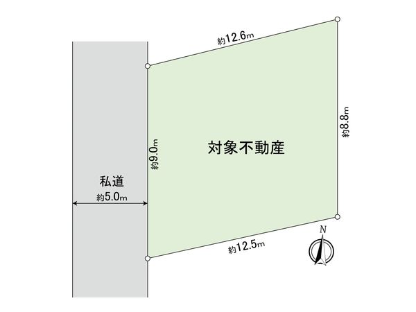 府中市是政1丁目 土地 区画図 府中市是政1丁目 土地 区画図