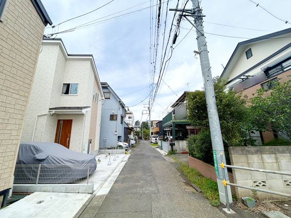 府中市多磨町2丁目 売地 前面道路含む外観 府中市多磨町2丁目 売地 前面道路含む外観