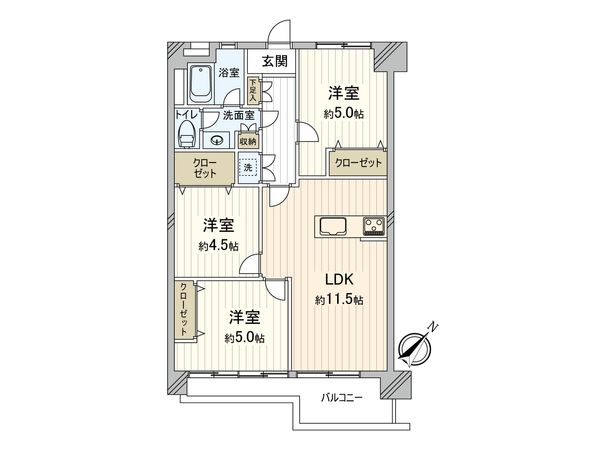 府中住吉町住宅 2号棟 間取図(平面図) 府中住吉町住宅 2号棟 間取図(平面図)