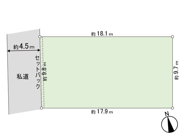 豊田市東新町2丁目 区画図 豊田市東新町2丁目 区画図