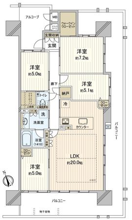 間取図(平面図)