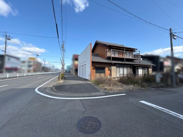 北名古屋市九之坪寺領 土地 前面道路含む外観