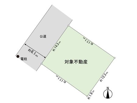 土地 西山町 区画図 土地 西山町 区画図