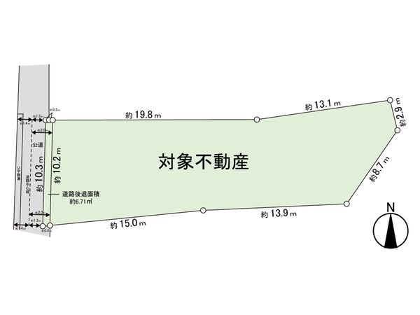 中田2丁目 土地 区画図 中田2丁目 土地 区画図