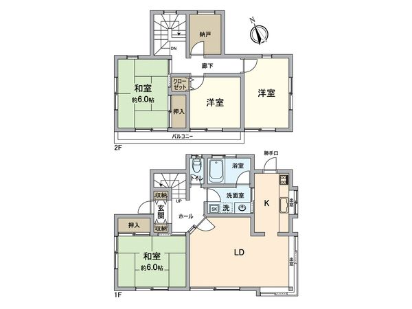 四御神戸建 間取図(平面図) 四御神戸建 間取図(平面図)