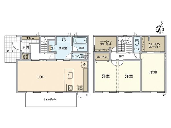 大福戸建 間取図(平面図)