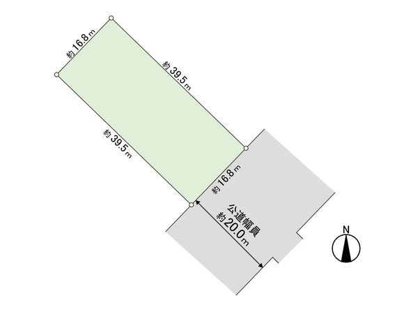 中央1条3丁目 土地 区画図 中央1条3丁目 土地 区画図