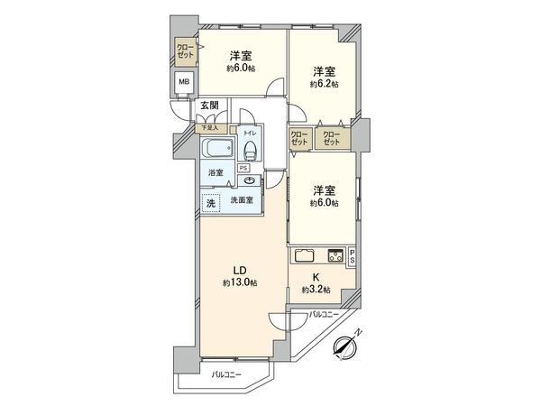 ロピア発寒駅前 間取図(平面図)