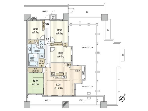 ライオンズガーデン新安城 間取図(平面図) ライオンズガーデン新安城 間取図(平面図)